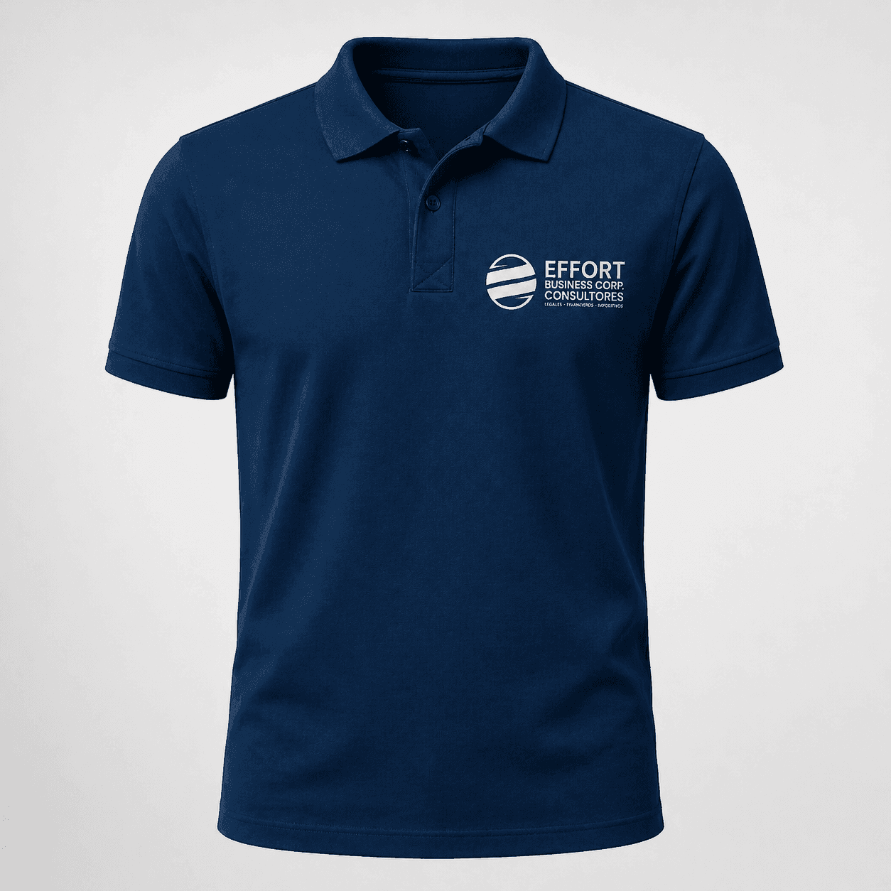 Polo azul oscuro corporativo
